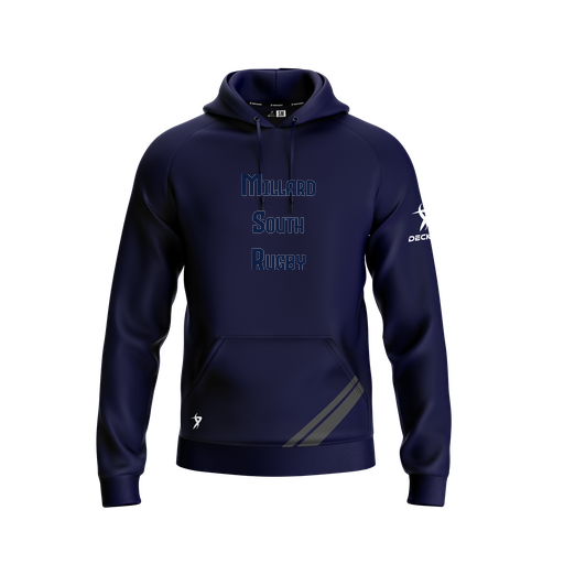 [FOLHSMNV-YXS-LOGO1] Decker Summit Hoodie (Youth XS, Navy, Logo 1)