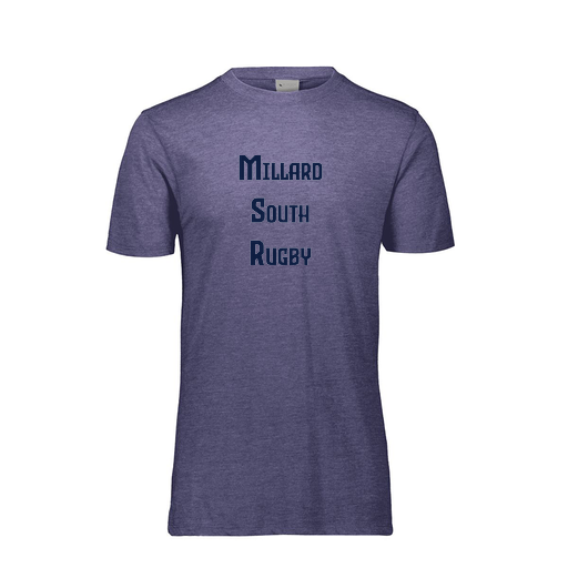 [FTSCUBRY-AS-LOGO1] Decker Men's Tri-Blend T-Shirt - Short Sleeve (Adult S, Royal, Logo 1)