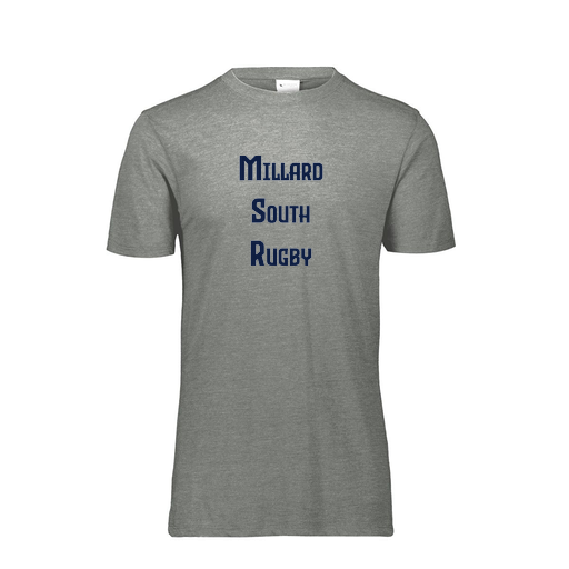 [FTSCUBGY-AS-LOGO1] Decker Men's Tri-Blend T-Shirt - Short Sleeve (Adult S, Gray, Logo 1)