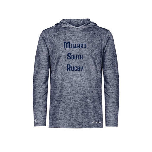 [FOLHCGNV-YS-LOGO1] Decker Youth Charge Hoodie (Youth S, Navy, Logo 1)